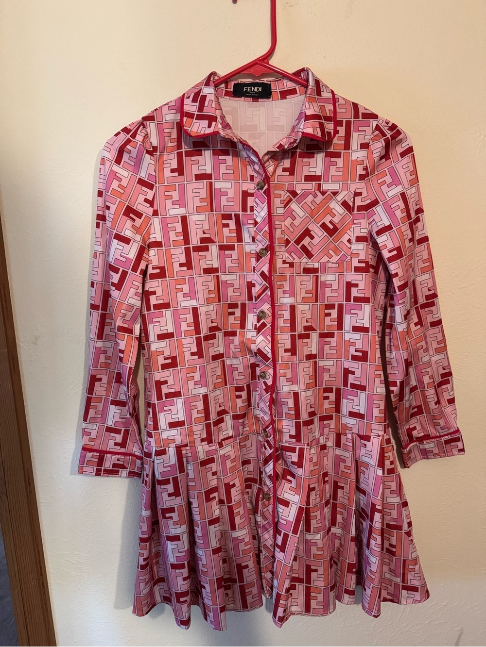 Designer Inspired FF monogram blouse